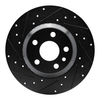 DFC® - Premium Drilled and Slotted Rear Driver Side Brake Rotor