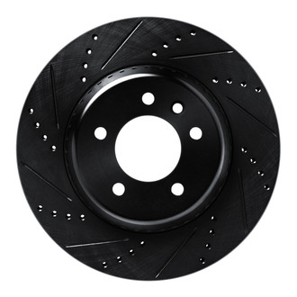 DFC® - Premium Drilled and Slotted Rear Driver Side Brake Rotor