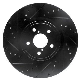 DFC® - Premium Drilled and Slotted Front Driver Side Brake Rotor