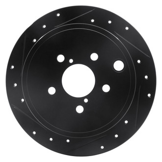 DFC® - Premium Drilled and Slotted Rear Driver Side Brake Rotor