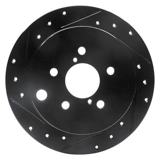 DFC® - Premium Drilled and Slotted Rear Driver Side Brake Rotor