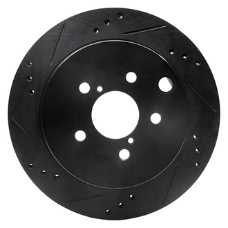 DFC® - Premium Drilled and Slotted Rear Driver Side Brake Rotor