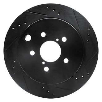 DFC® - Premium Drilled and Slotted Rear Passenger Side Brake Rotor