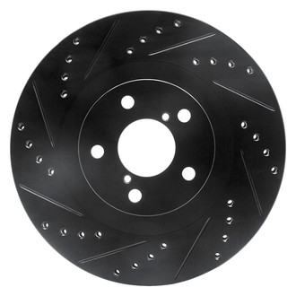 DFC® - Premium Drilled and Slotted Front Driver Side Brake Rotor