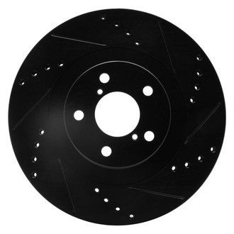DFC® - Premium Drilled and Slotted Front Passenger Side Brake Rotor