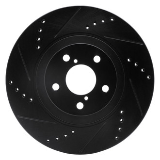 DFC® - Premium Drilled and Slotted Front Driver Side Brake Rotor