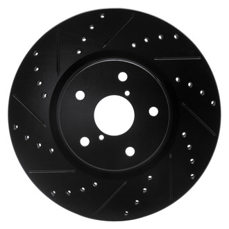 DFC® - Premium Drilled and Slotted Front Driver Side Brake Rotor