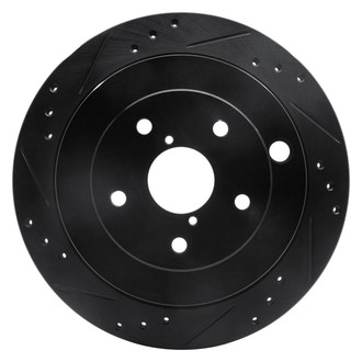 DFC® - Premium Drilled and Slotted Rear Driver Side Brake Rotor