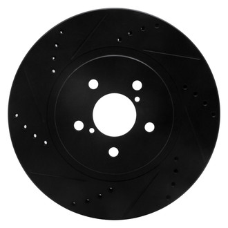 DFC® - Premium Drilled and Slotted Front Driver Side Brake Rotor