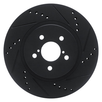DFC® - Premium Drilled and Slotted Front Passenger Side Brake Rotor