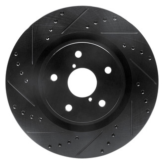 DFC® - Premium Drilled and Slotted Front Driver Side Brake Rotor