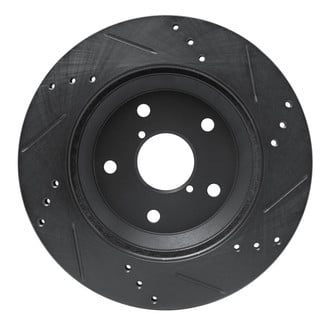 DFC® - Premium Drilled and Slotted Rear Driver Side Brake Rotor