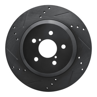 DFC® - Premium Drilled and Slotted Rear Driver Side Brake Rotor