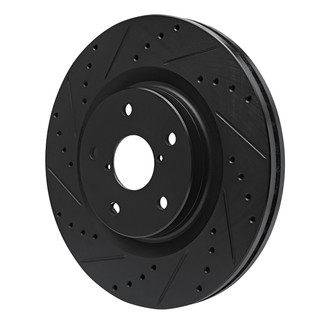 DFC® - Premium Drilled and Slotted Front Driver Side Brake Rotor