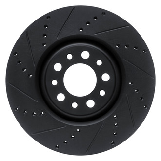 DFC® - Premium Drilled and Slotted Front Driver Side Brake Rotor