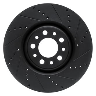 DFC® - Premium Drilled and Slotted Front Passenger Side Brake Rotor