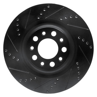 DFC® - Premium Drilled and Slotted Rear Driver Side Brake Rotor