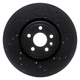 DFC® - Premium Drilled and Slotted Front Passenger Side Brake Rotor