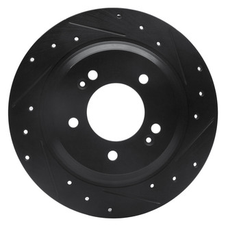 DFC® - Premium Drilled and Slotted Rear Passenger Side Brake Rotor