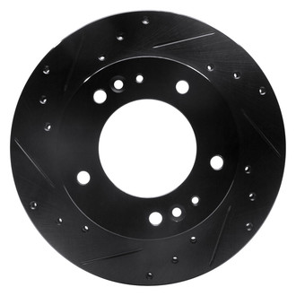 DFC® - Premium Drilled and Slotted Front Driver Side Brake Rotor