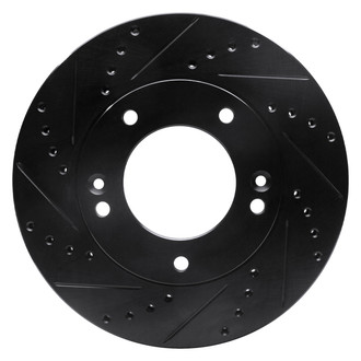 DFC® - Premium Drilled and Slotted Front Driver Side Brake Rotor