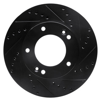DFC® - Premium Drilled and Slotted Front Passenger Side Brake Rotor