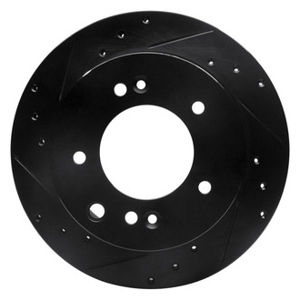 DFC® - Premium Drilled and Slotted Rear Driver Side Brake Rotor