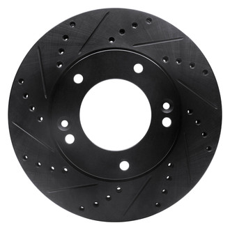 DFC® - Premium Drilled and Slotted Front Driver Side Brake Rotor