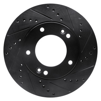 DFC® - Premium Drilled and Slotted Front Passenger Side Brake Rotor