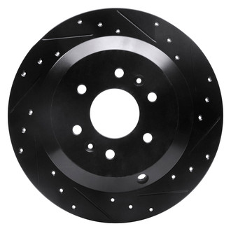 DFC® - Premium Drilled and Slotted Rear Passenger Side Brake Rotor