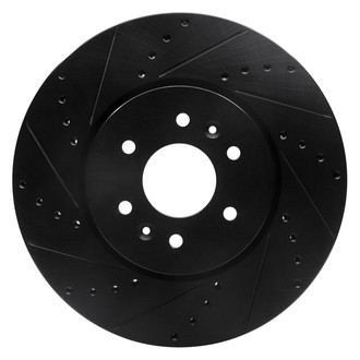 DFC® - Premium Drilled and Slotted Front Driver Side Brake Rotor