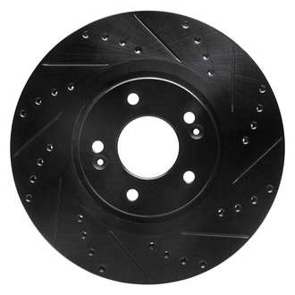 DFC® - Premium Drilled and Slotted Front Passenger Side Brake Rotor