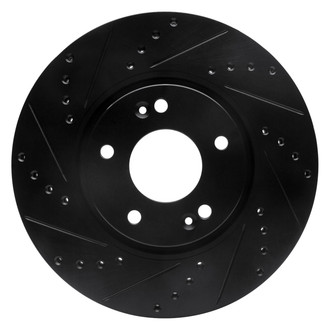 DFC® - Premium Drilled and Slotted Front Driver Side Brake Rotor