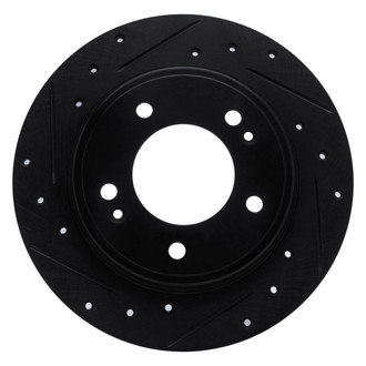 DFC® - Premium Drilled and Slotted Rear Driver Side Brake Rotor