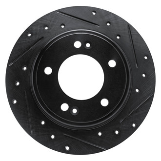 DFC® - Premium Drilled and Slotted Rear Passenger Side Brake Rotor