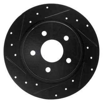 DFC® - Premium Drilled and Slotted Rear Driver Side Brake Rotor