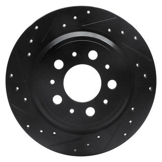 DFC® - Premium Drilled and Slotted Rear Driver Side Brake Rotor