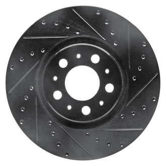 DFC® - Premium Drilled and Slotted Front Passenger Side Brake Rotor