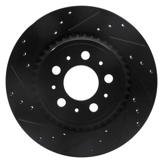 DFC® - Premium Drilled and Slotted Rear Driver Side Brake Rotor