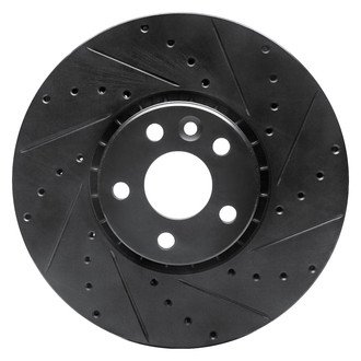 DFC® - Premium Drilled and Slotted Front Passenger Side Brake Rotor