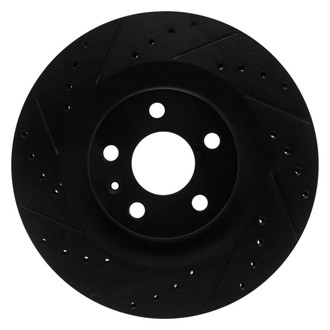 DFC® - Premium Drilled and Slotted Rear Driver Side Brake Rotor