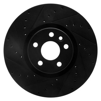 DFC® - Premium Drilled and Slotted Front Driver Side Brake Rotor