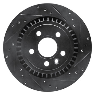 DFC® - Premium Drilled and Slotted Rear Passenger Side Brake Rotor