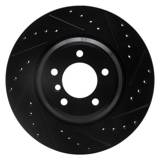 DFC® - Premium Drilled and Slotted Front Passenger Side Brake Rotor