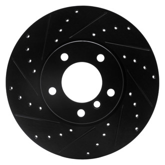 DFC® - Premium Drilled and Slotted Front Driver Side Brake Rotor