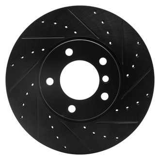 DFC® - Premium Drilled and Slotted Front Passenger Side Brake Rotor