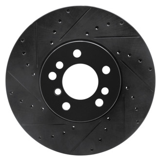 DFC® - Premium Drilled and Slotted Front Driver Side Brake Rotor