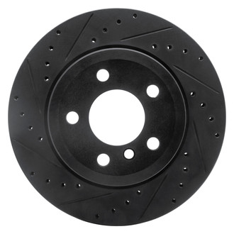 DFC® - Premium Drilled and Slotted Rear Driver Side Brake Rotor