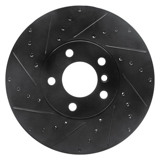 DFC® - Premium Drilled and Slotted Front Driver Side Brake Rotor