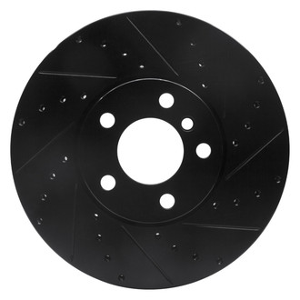 DFC® - Premium Drilled and Slotted Front Passenger Side Brake Rotor